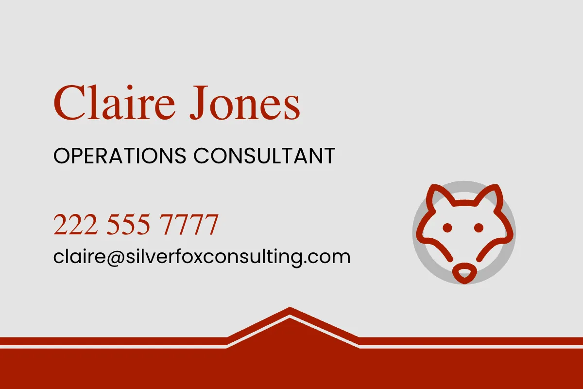 Free Blank Calling Card Template to Edit Online