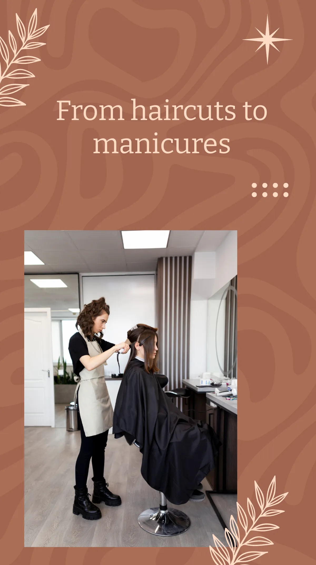 Free Salon Services Instagram Story Ad Template to Edit Online