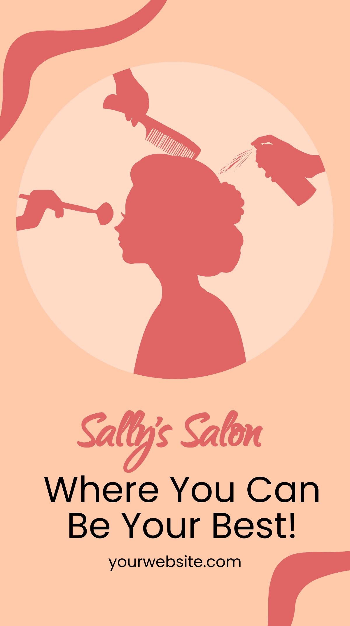 Salon Services Instagram Story Ad Template
