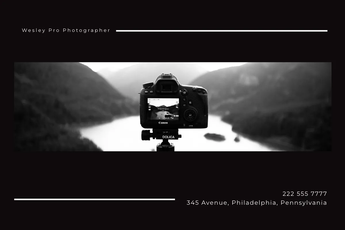 Free Photography Referral Card Template to Edit Online