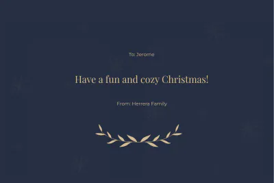 Free Photography Holiday Card Template to Edit Online