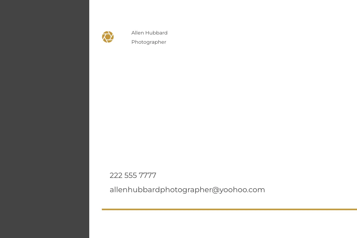 Free Wedding Photography Rate Card Template to Edit Online