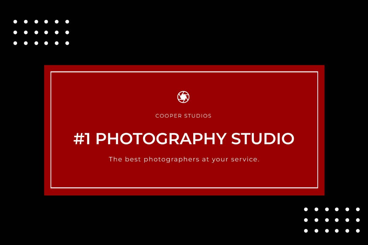 Simple Photography Card Template