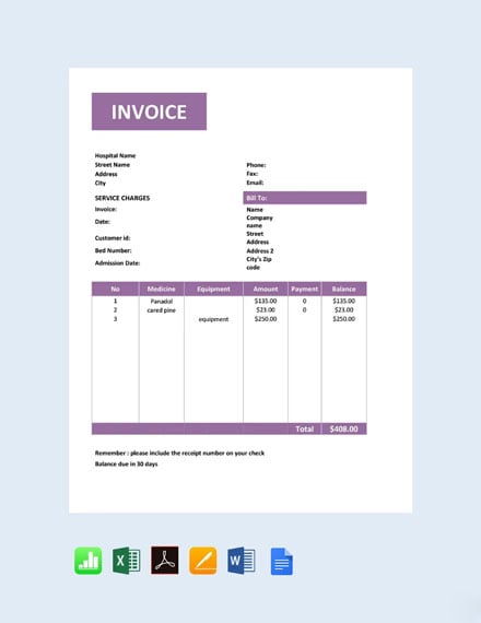 View Invoice Template Pages Pictures