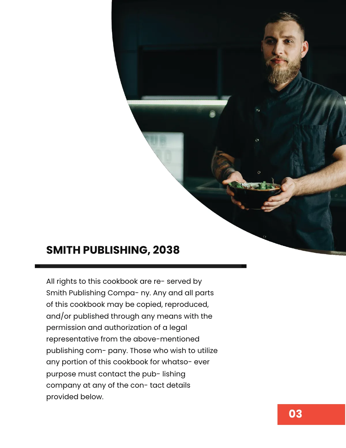 Free Digital Cookbook Layout Template to Edit Online