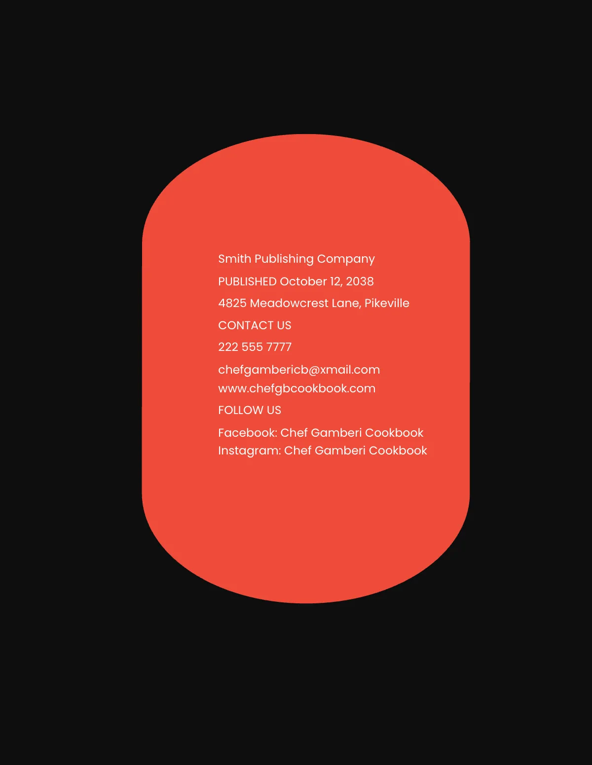 Free Digital Cookbook Layout Template to Edit Online