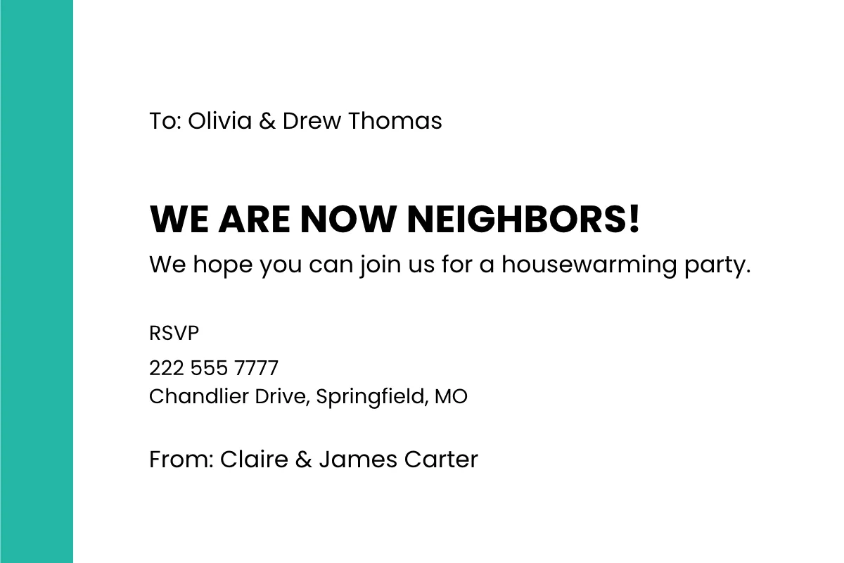 Free Announcement Place Card Template to Edit Online