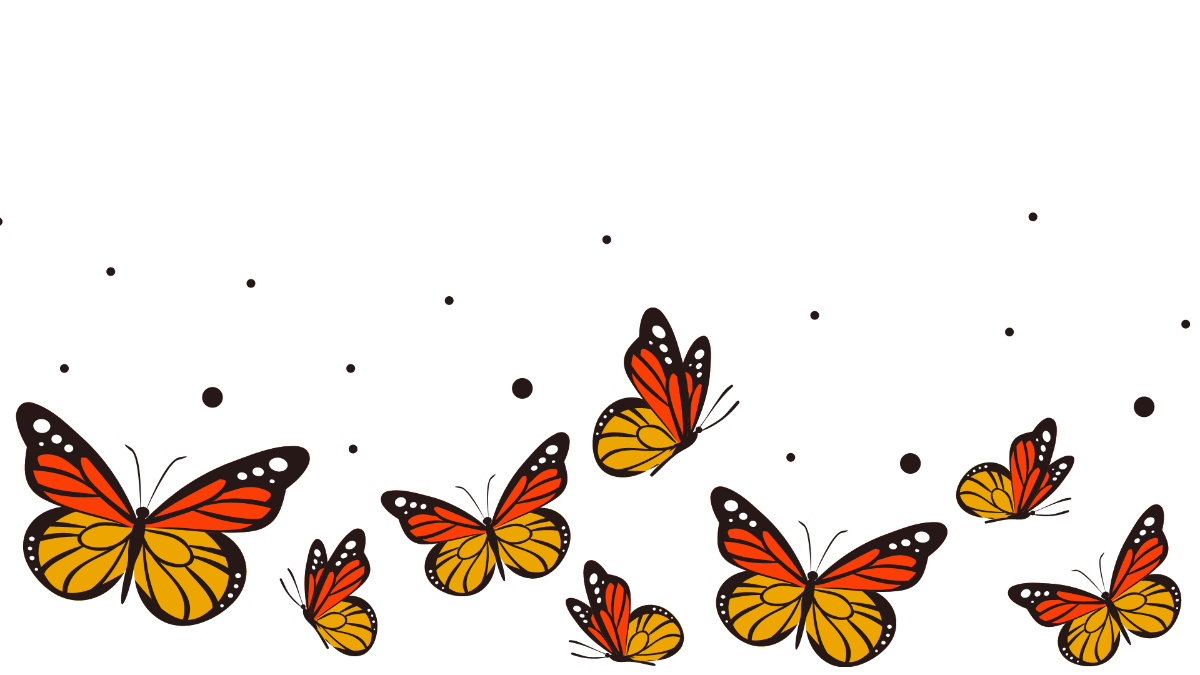 Free Transparent Butterfly Background Template