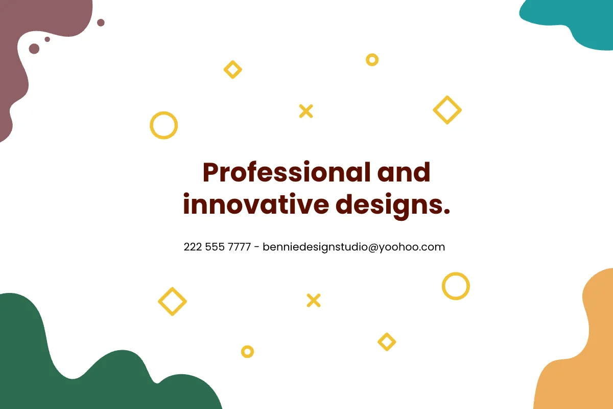 Free Pop Up Business Card Template to Edit Online