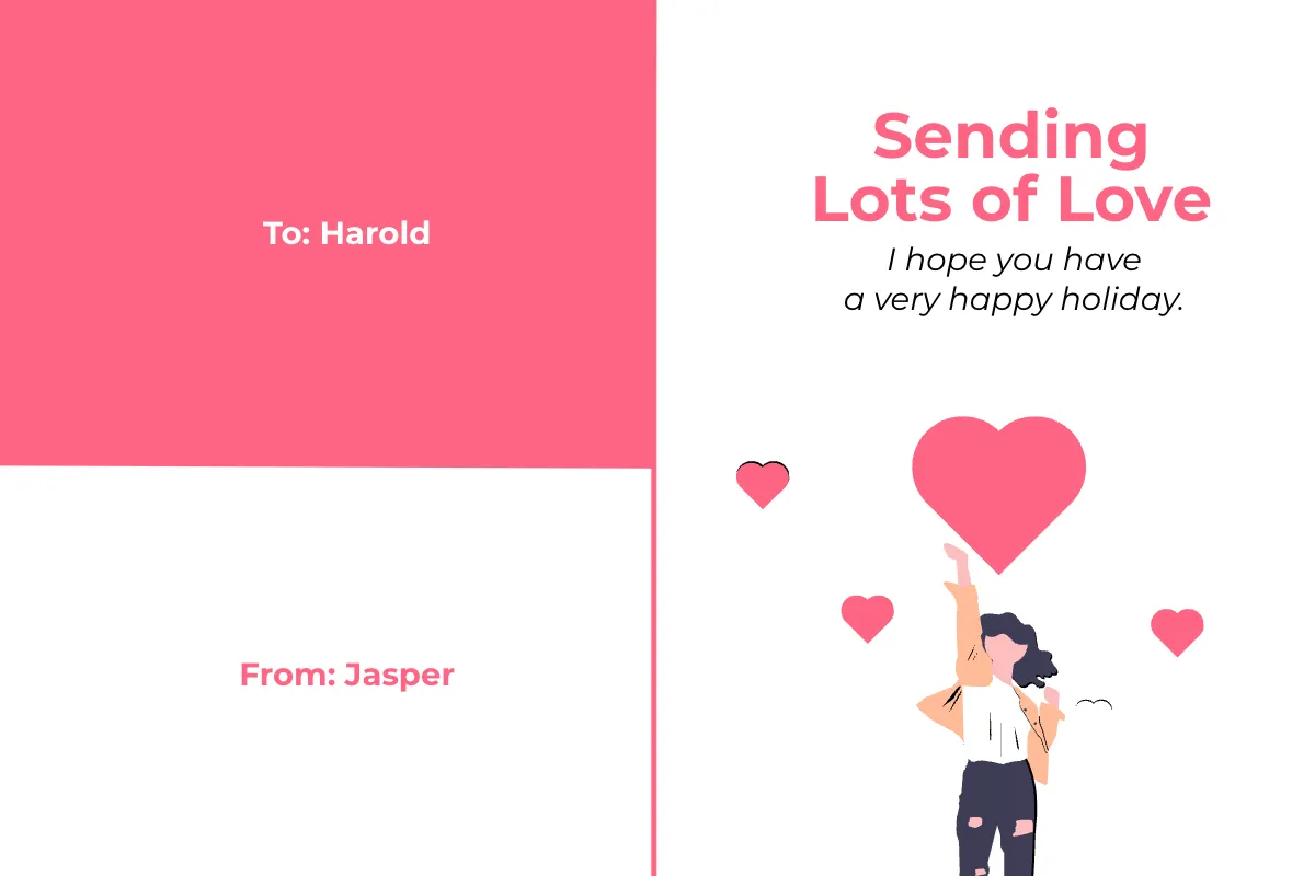 Free Quarter Fold Card Template to Edit Online