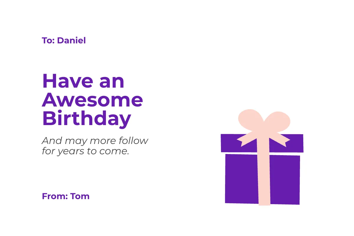 Free Half Fold Greeting Card Template to Edit Online