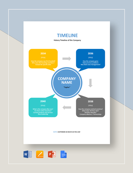 71+ FREE Timeline Chart Templates in Microsoft Word [Download Now in