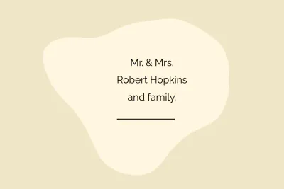 Free Guest Table Card Template to Edit Online