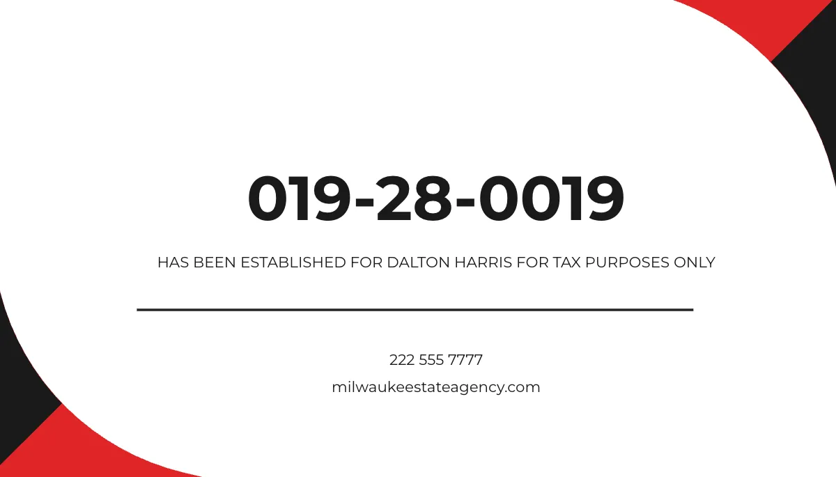 Free Printable Social Security Card Template to Edit Online