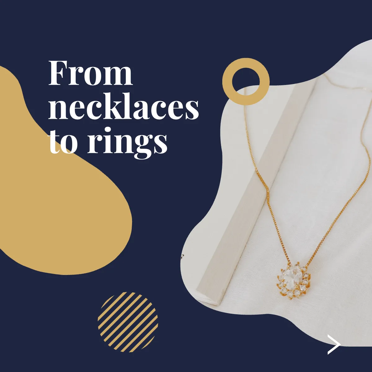 Free Jewelry Collection Instagram Carousel Ad Template to Edit Online