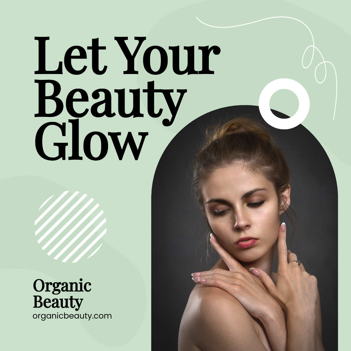 Cosmetics Instagram Feed Ad Template
