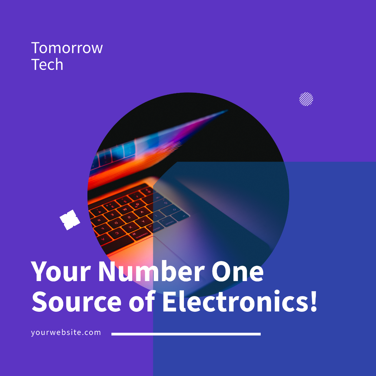 Free Electronics Instagram Feed Ad Template to Edit Online
