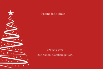 Free Folded Holiday Card Template to Edit Online