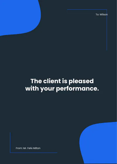 Free Employee Comment Card Template to Edit Online