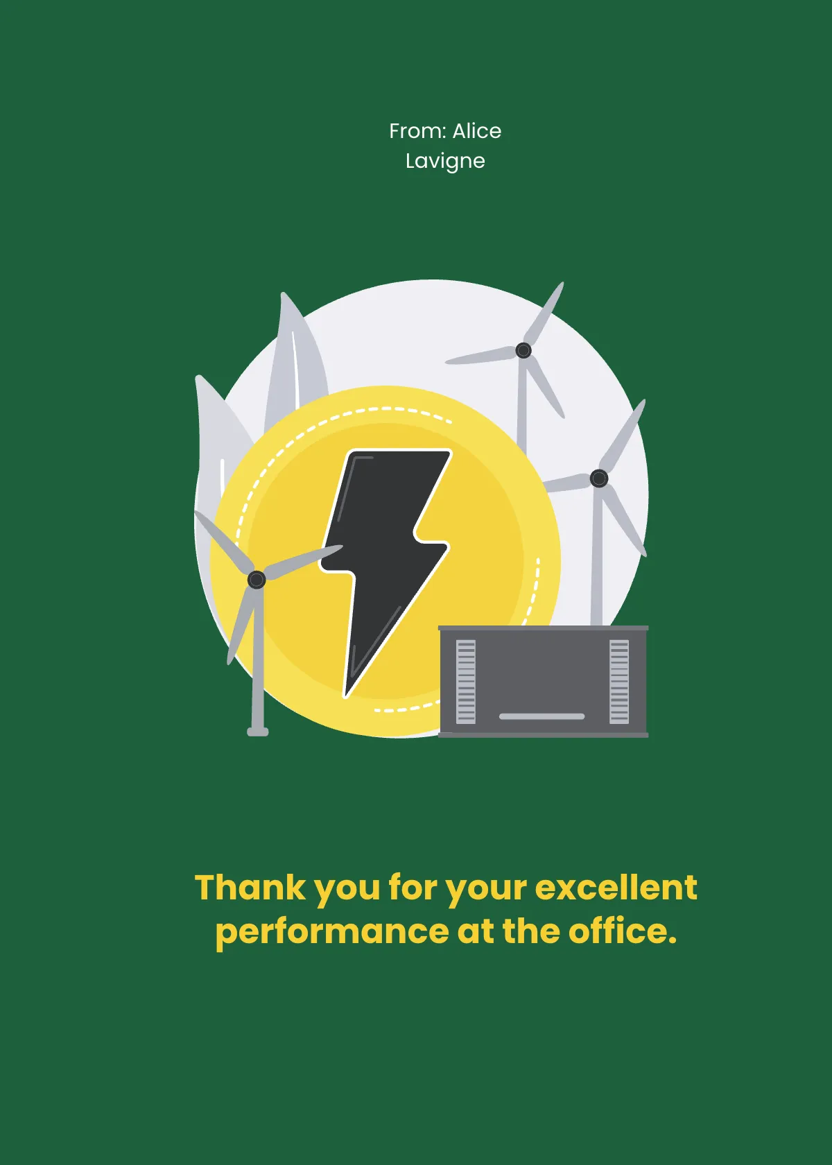 Free Employee Recognition Card Template to Edit Online