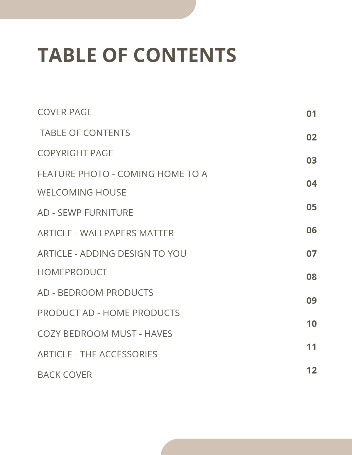 Free Interior eBook Template to Edit Online