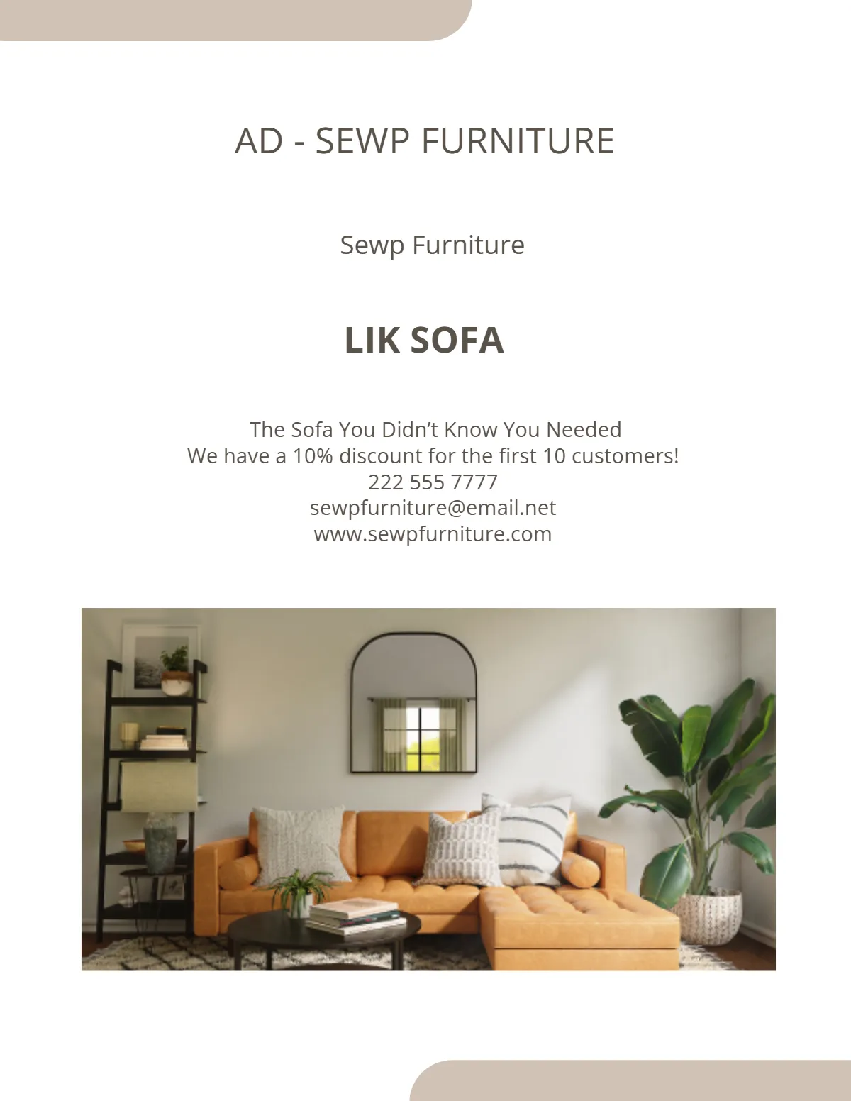 Free Interior eBook Template to Edit Online