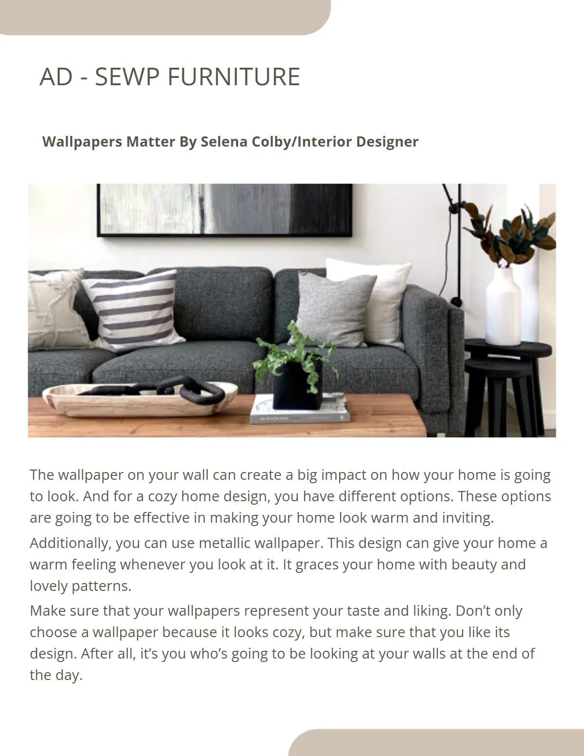 Free Interior eBook Template to Edit Online