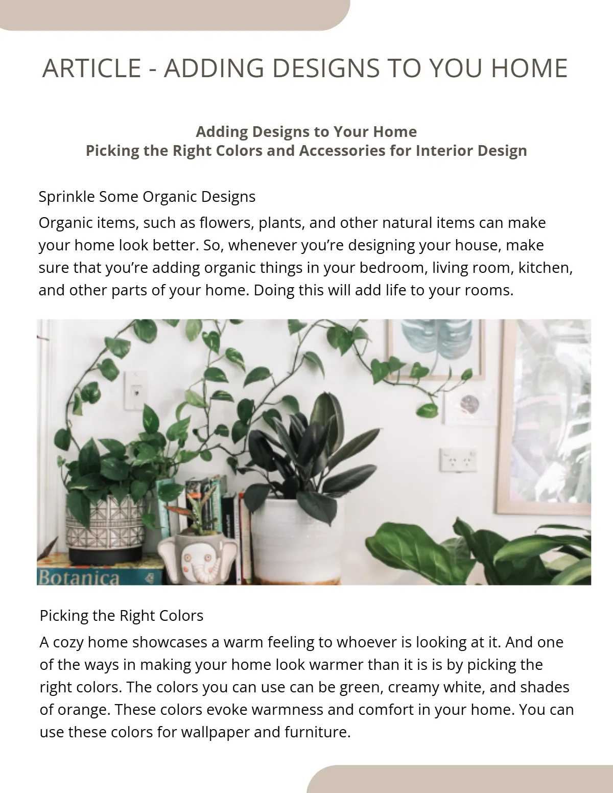 Free Interior eBook Template to Edit Online