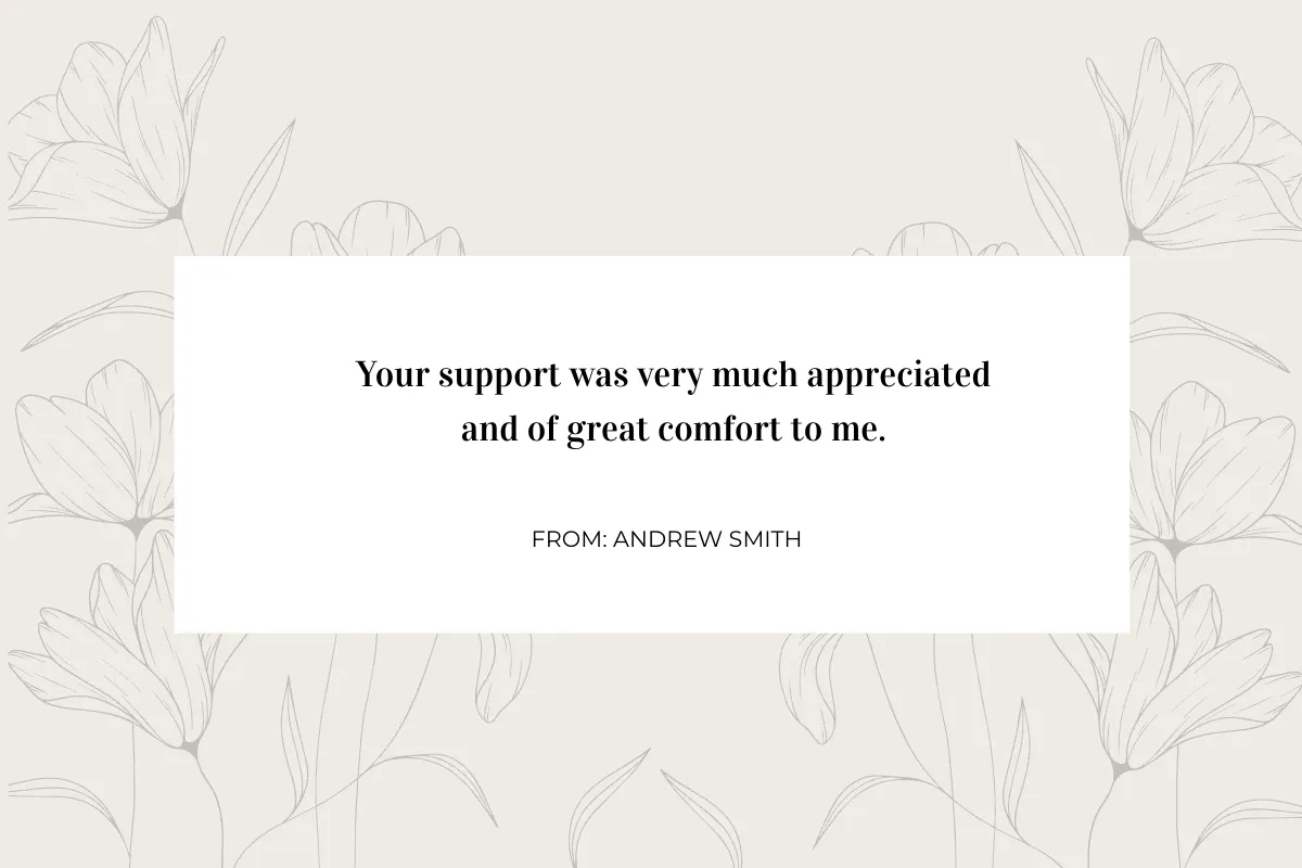 Free Support Person Card Template to Edit Online