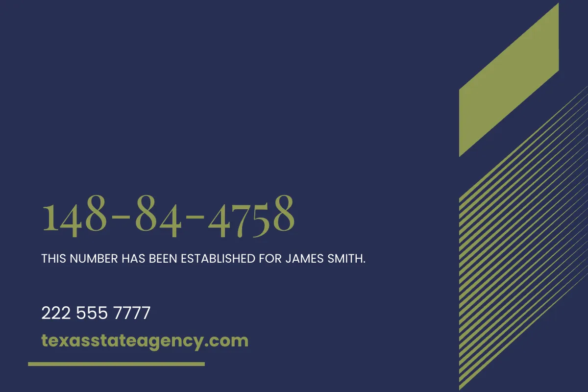 Free Sample Social Security Card Template to Edit Online