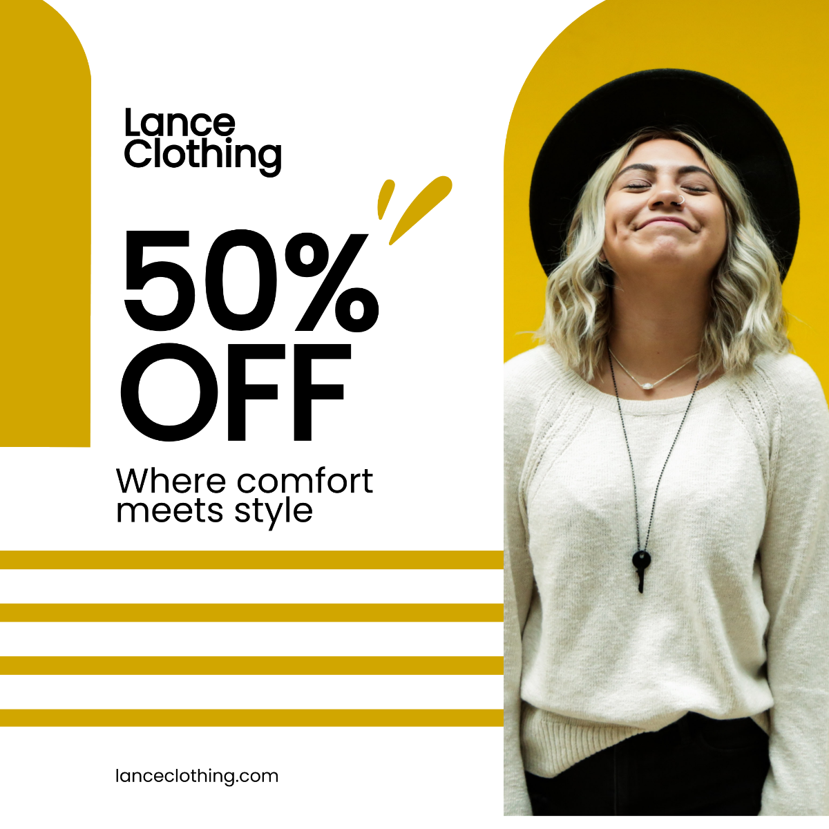 Free Apparel Instagram Feed Ad Template