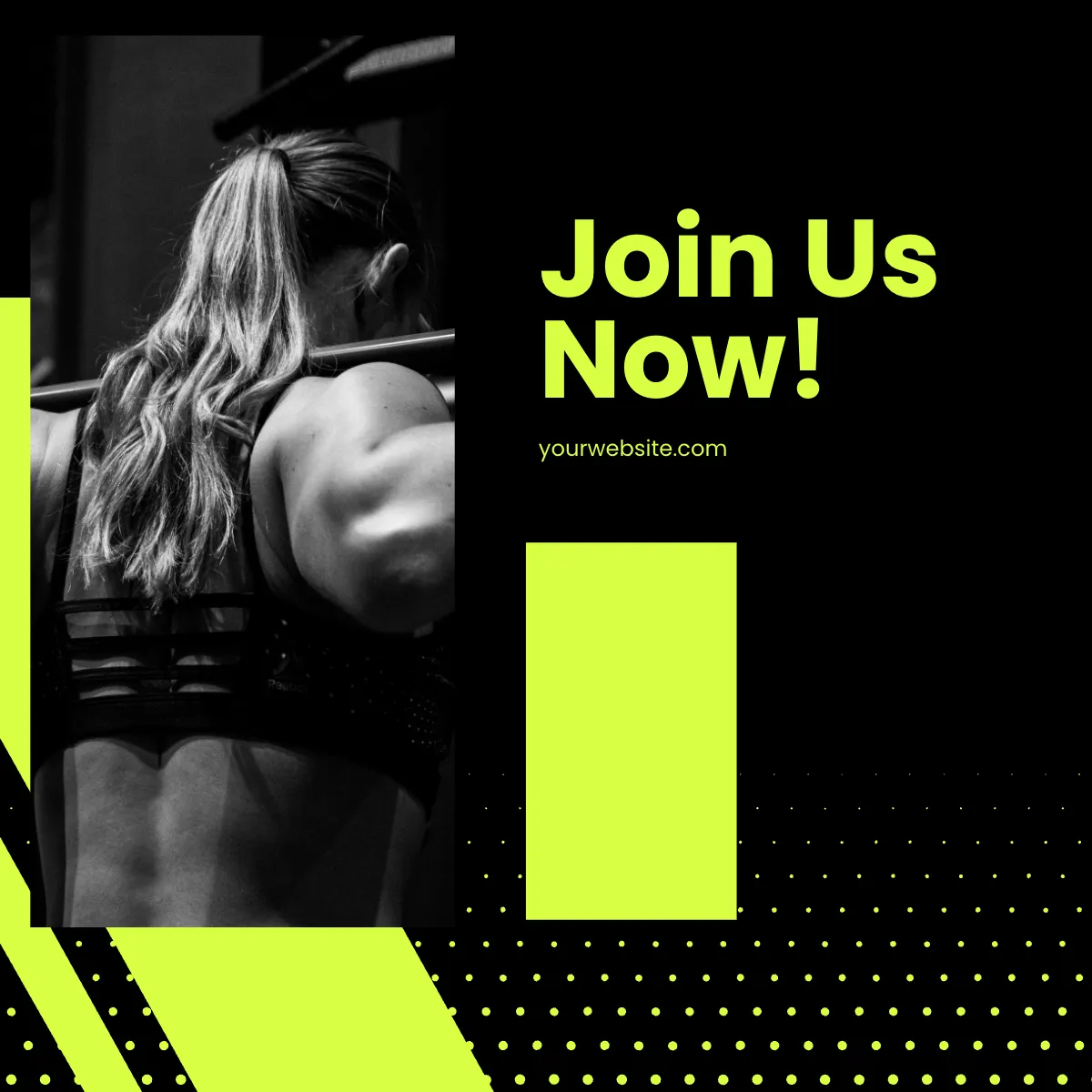 Free Fitness Instagram Carousel Ad Template to Edit Online