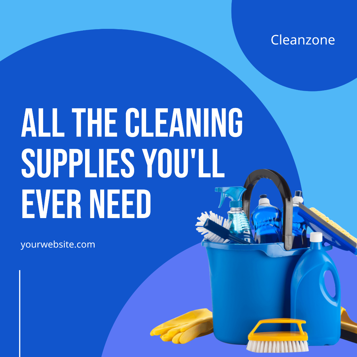 Cleaning Supplies Instagram Feed Ad