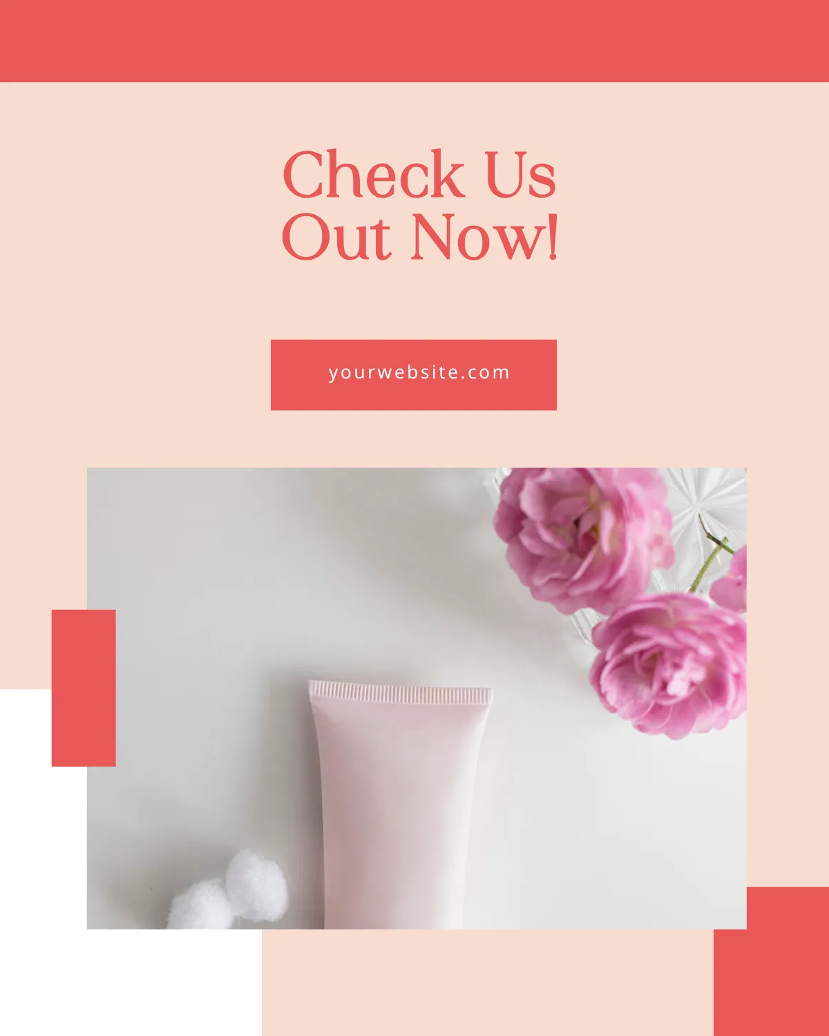 Free Skincare Instagram Carousel Ad Template to Edit Online