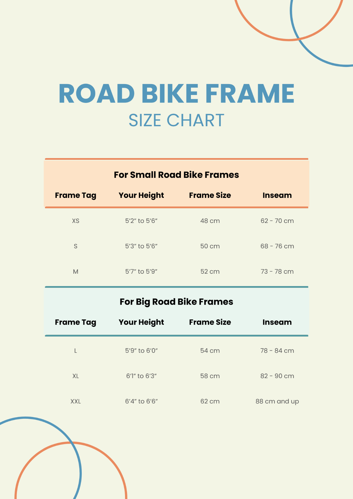 Bike Frame Size Chart Bike Frame Size Calculator Charts For MTB Bike Frame Size Chart Bike Frame Size Calculator Charts For MTB