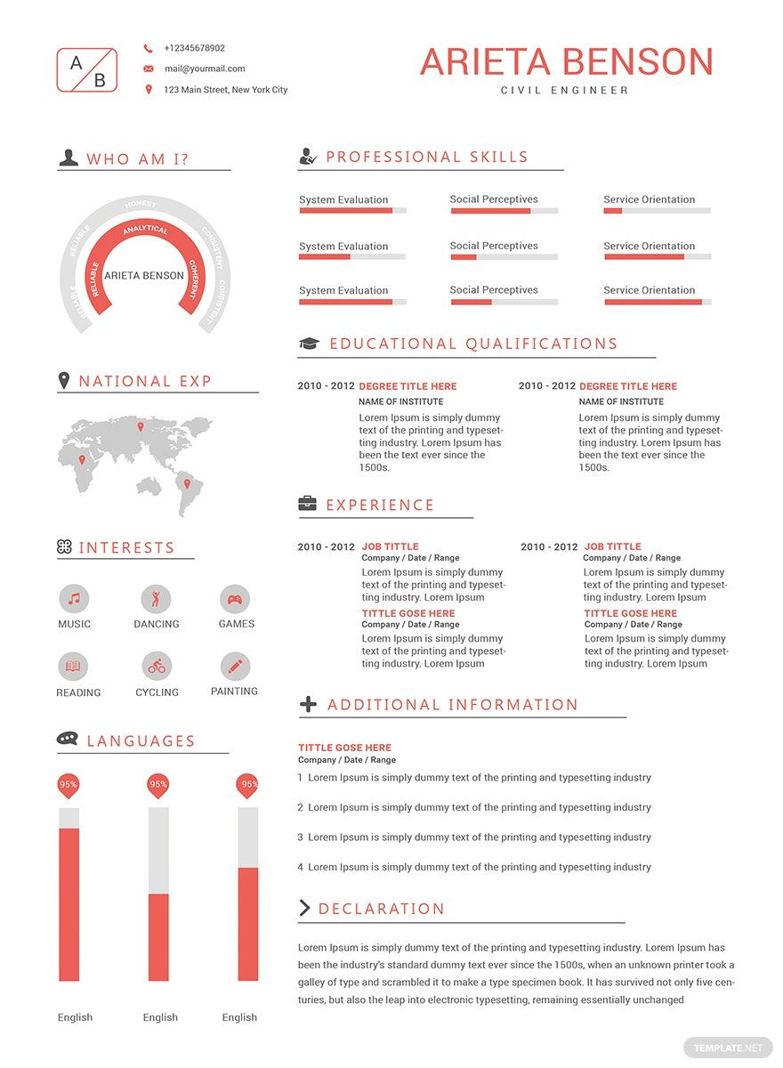 Medical Device Engineer Resume Template - Word, Apple Pages | Template.net