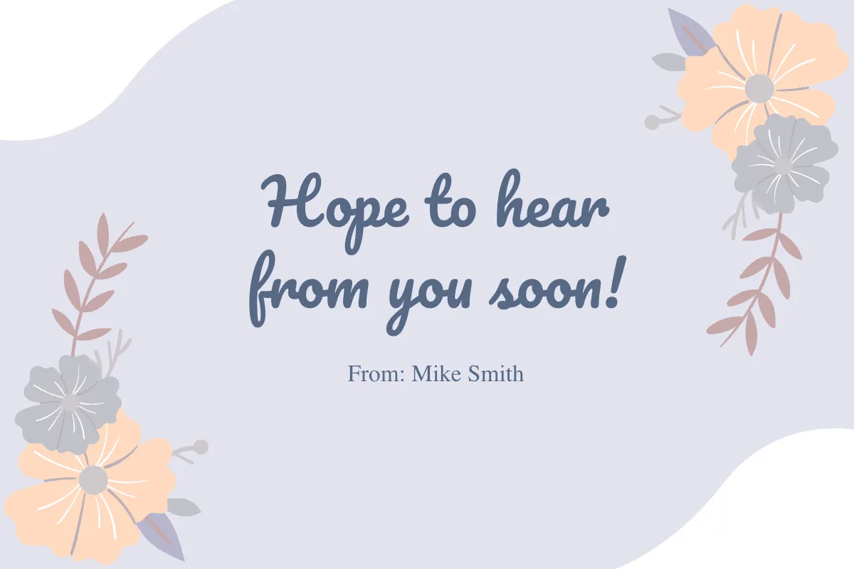 Free I Miss You Card Template to Edit Online