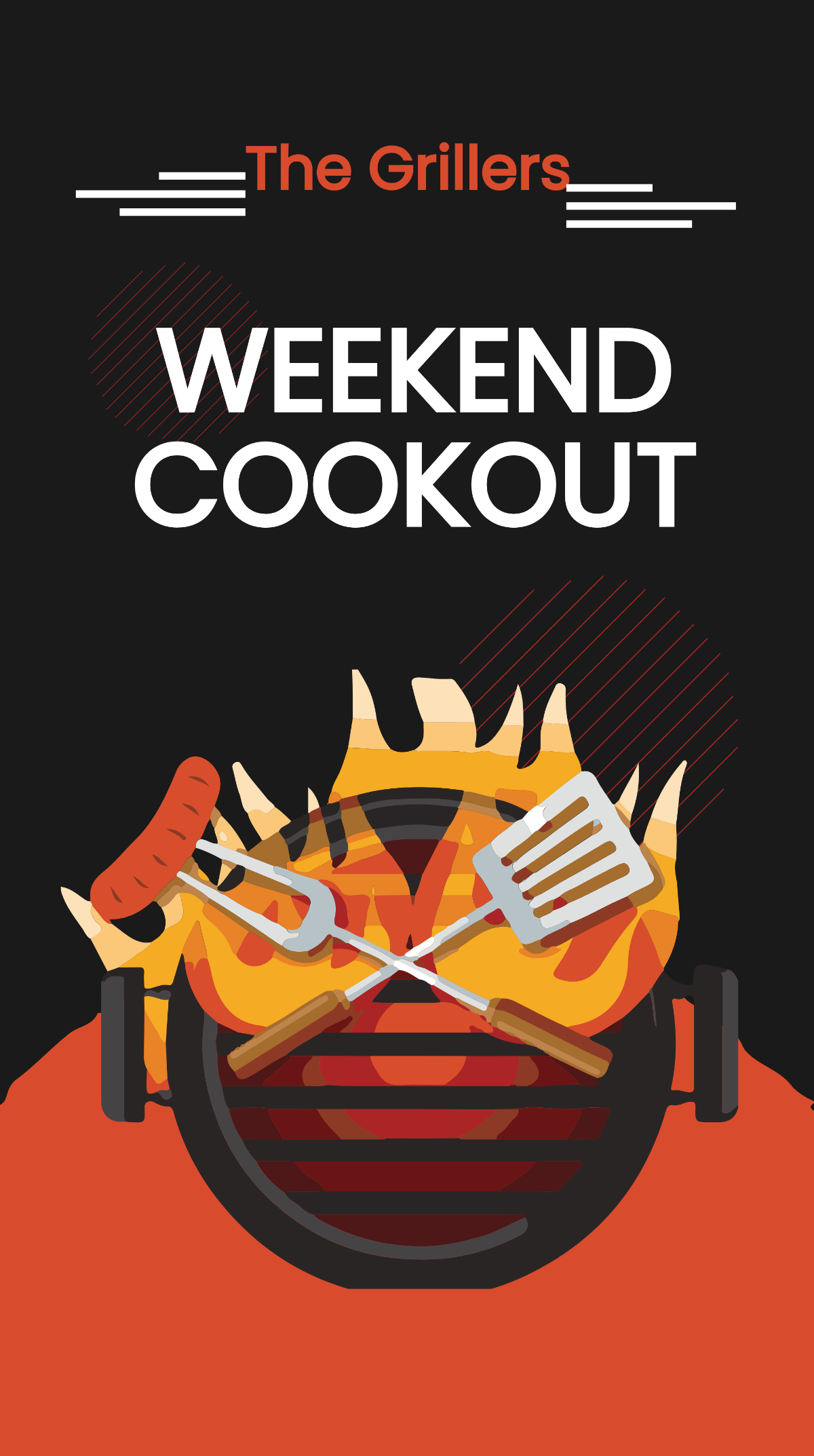 Weekend Cookout Instagram Story Template