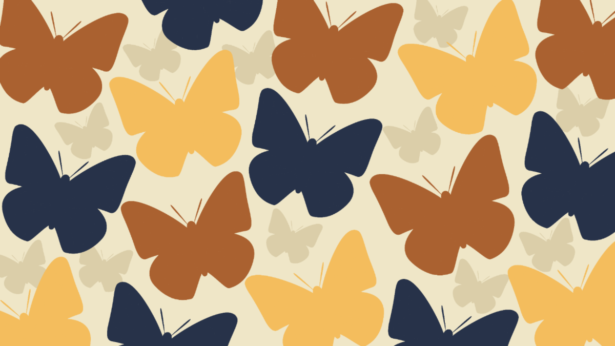 Free Butterfly Pattern Background Template