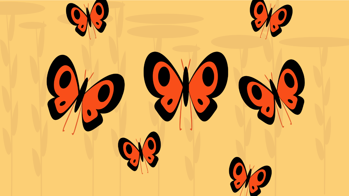 Multiple Butterfly Background