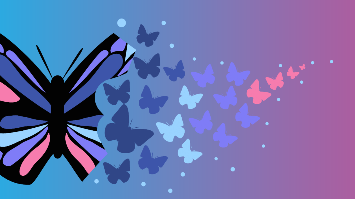 Butterfly Art Background Template