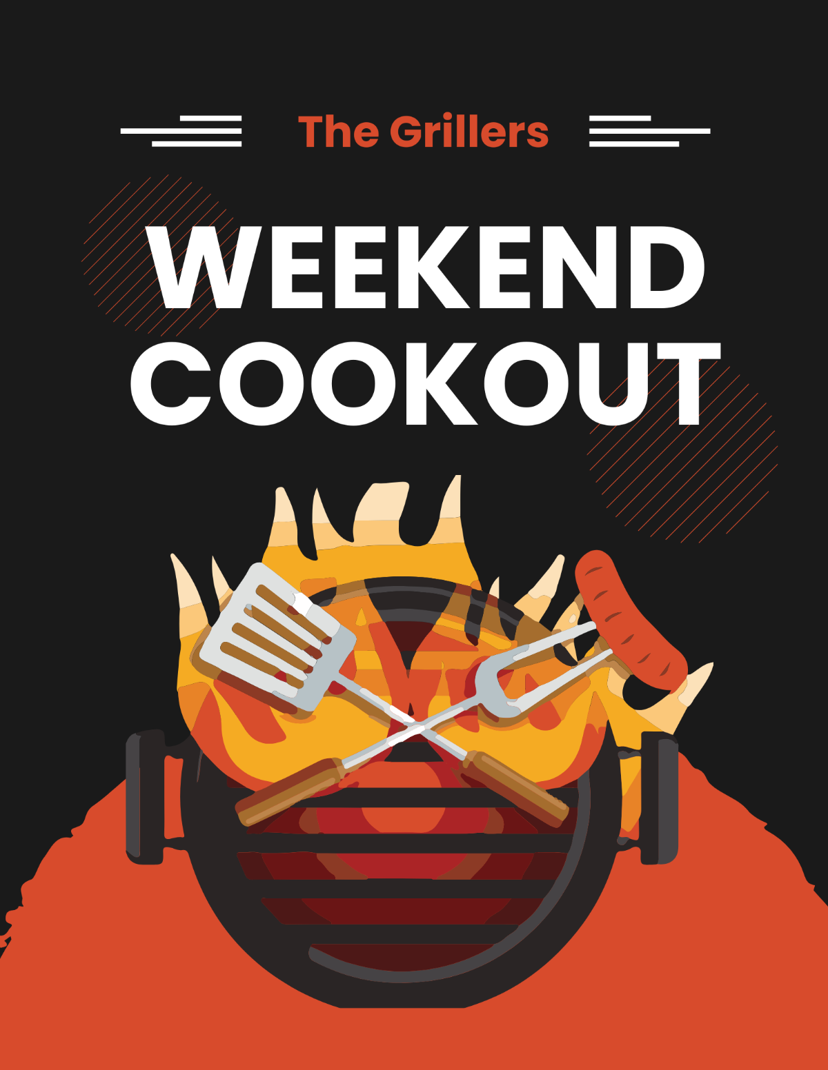 Weekend Cookout Flyer Template