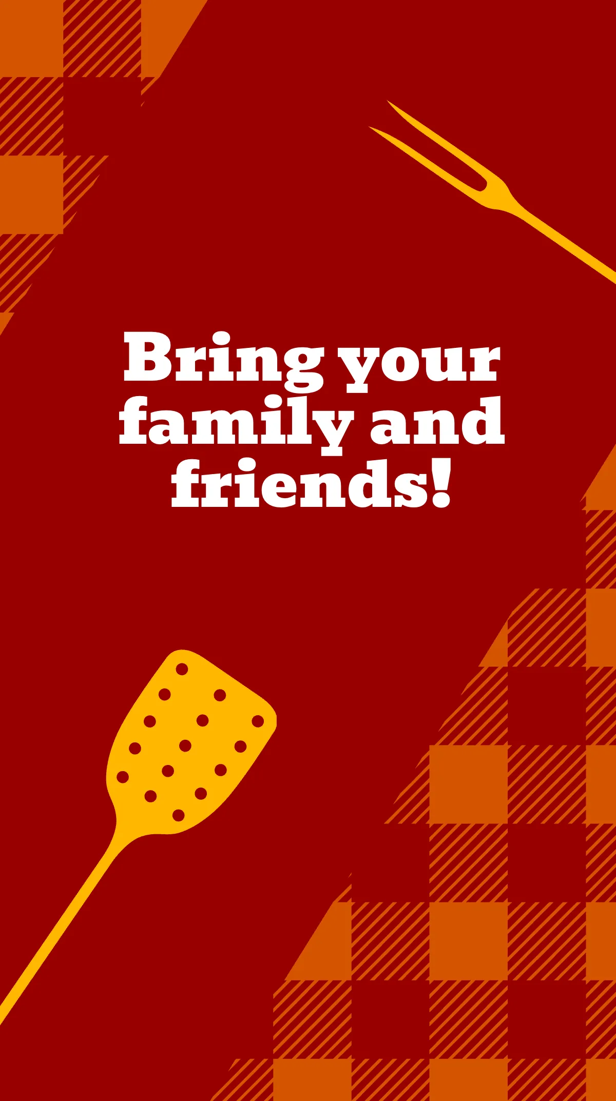 Free BBQ Cookout Instagram Story Template to Edit Online