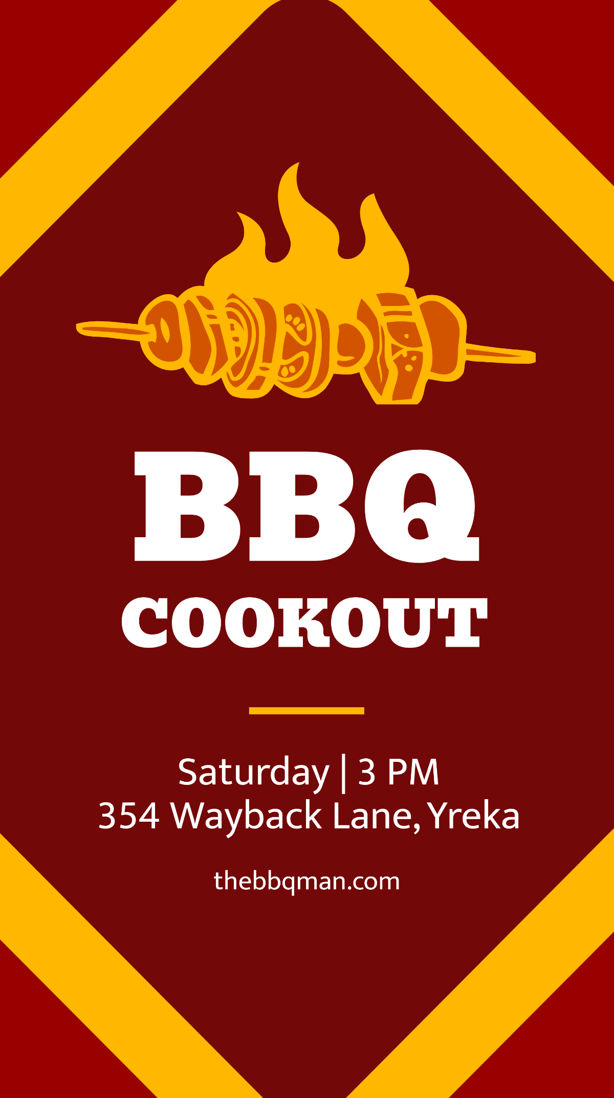 Free BBQ Cookout Instagram Story Template