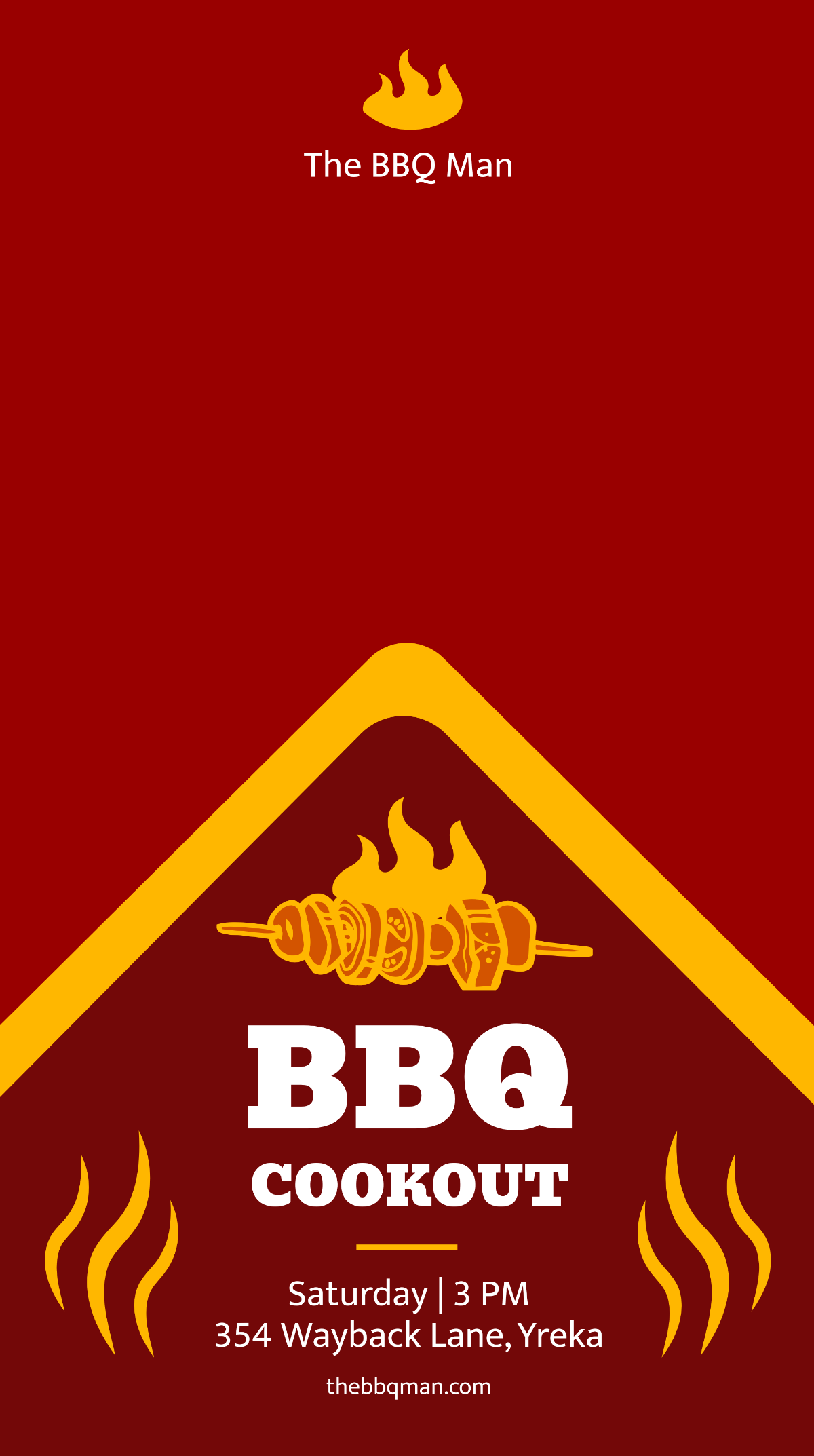 BBQ Cookout Snapchat Geofilter Template