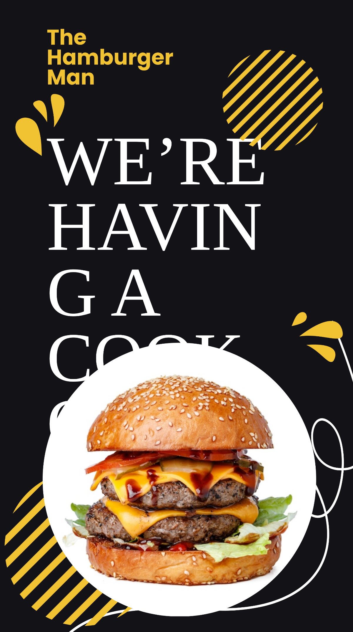 Free Cookout Invitation Instagram Story Template to Edit Online
