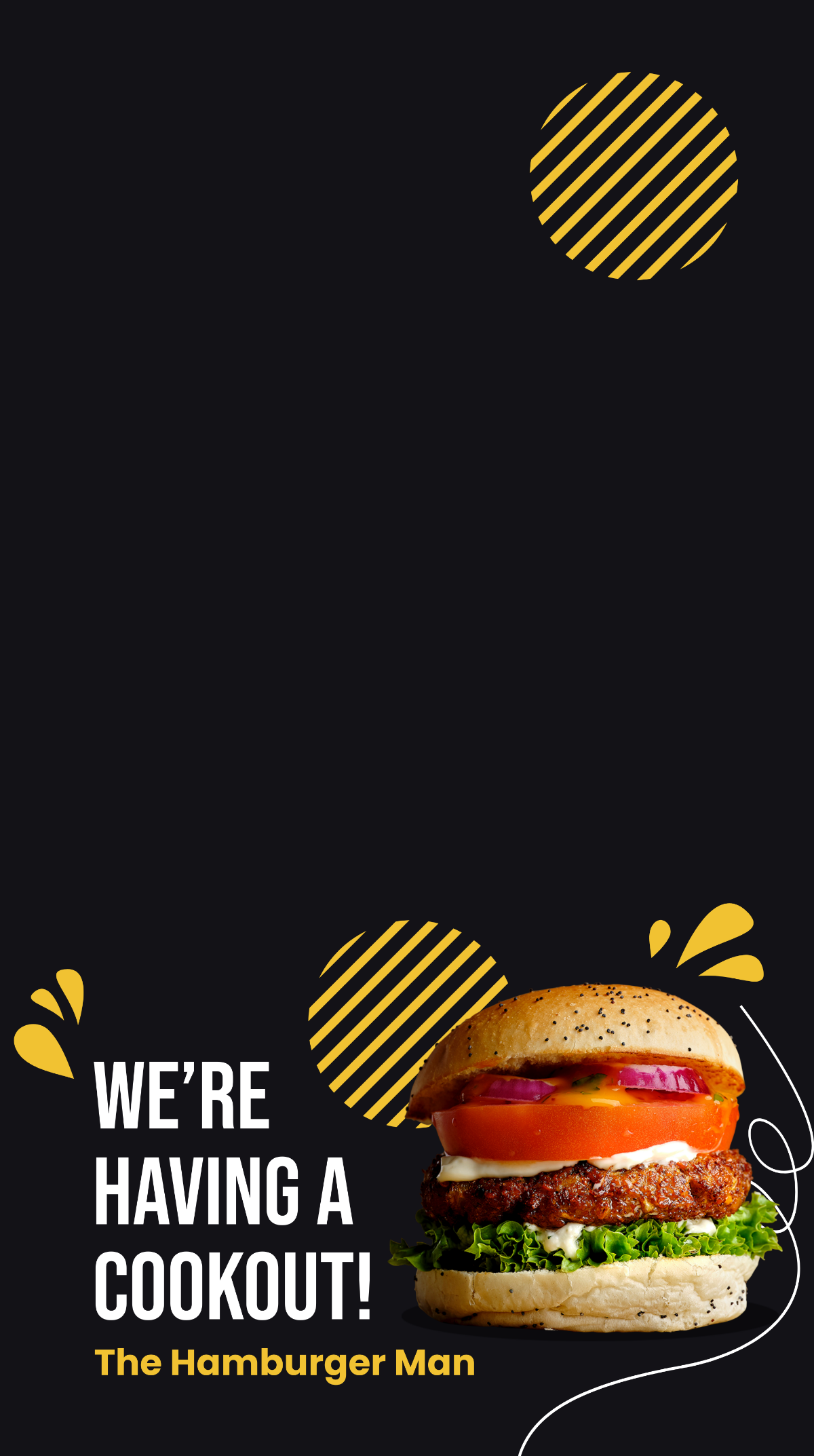 Cookout Invitation Snapchat Geofilter Template