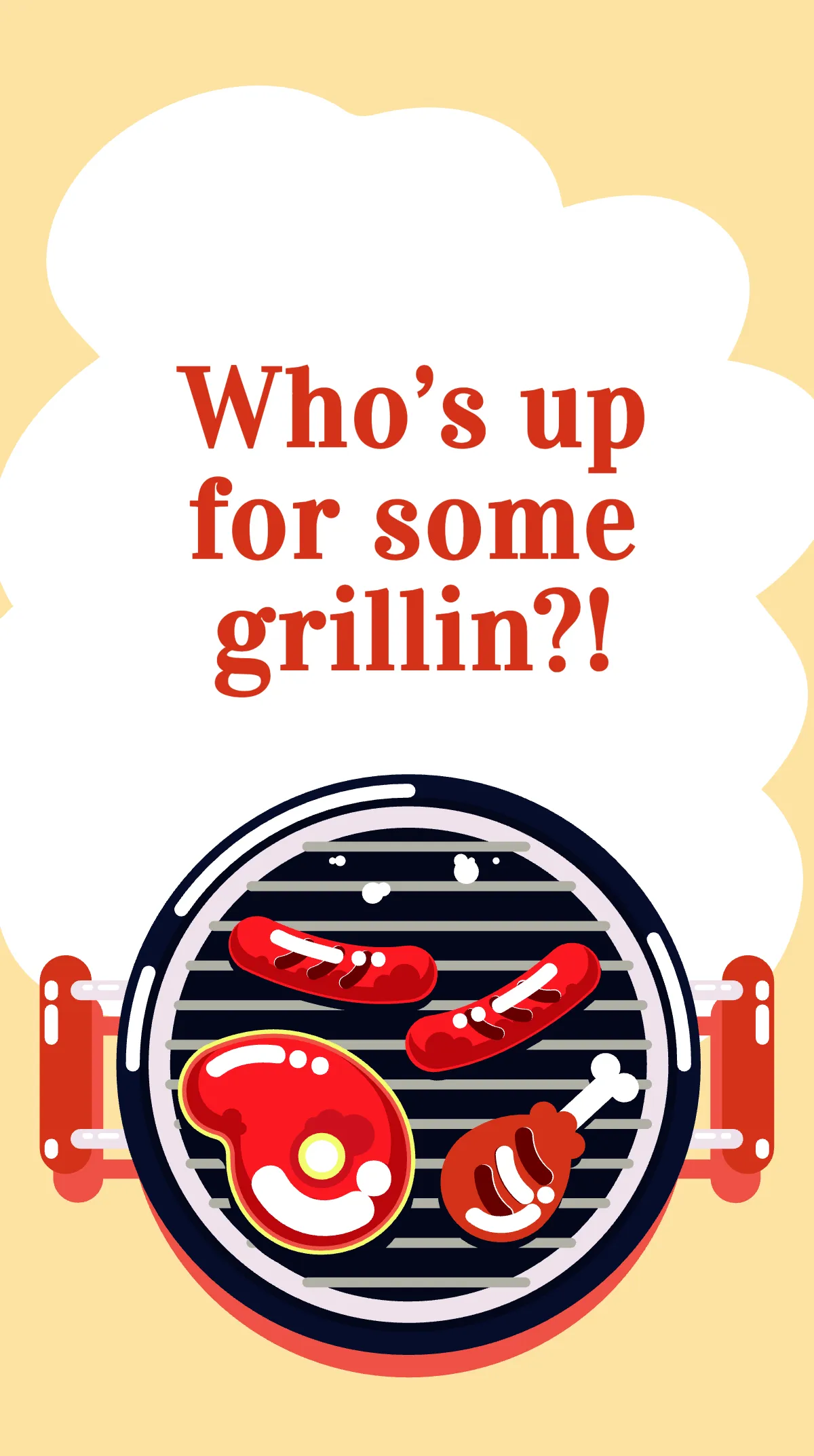 Free Grill Cookout Instagram Story Template to Edit Online