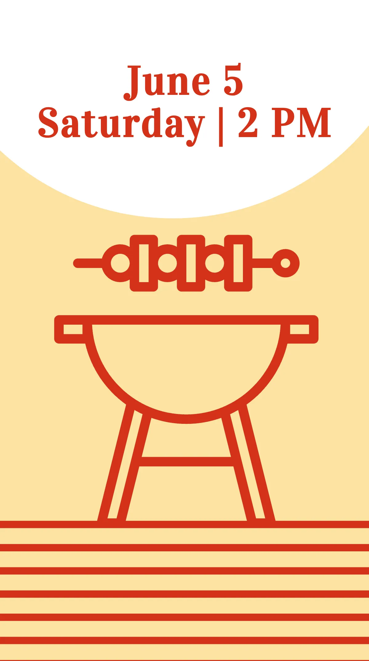 Free Grill Cookout Instagram Story Template to Edit Online