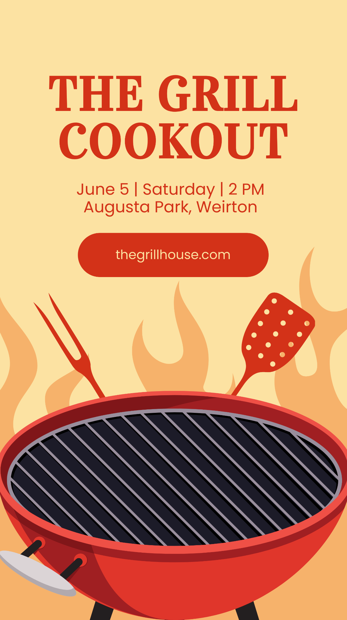 Grill Cookout Instagram Story Template